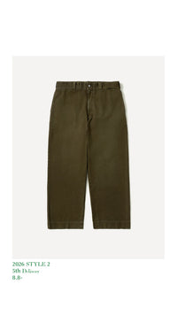 A.PRESSE 26AW Vintage Twill Work Pants