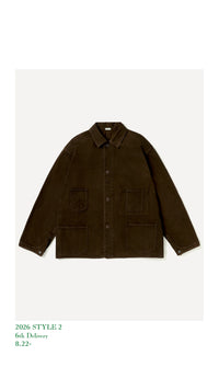 A.PRESSE 26AW Vintage Denim Chore Jacket