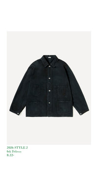 A.PRESSE 26AW Vintage Denim Chore Jacket