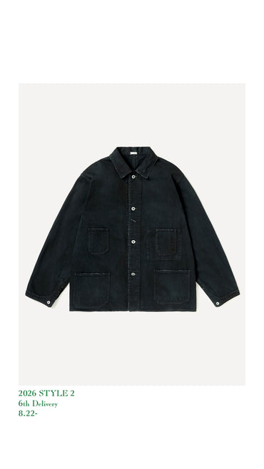 A.PRESSE 26AW Vintage Denim Chore Jacket