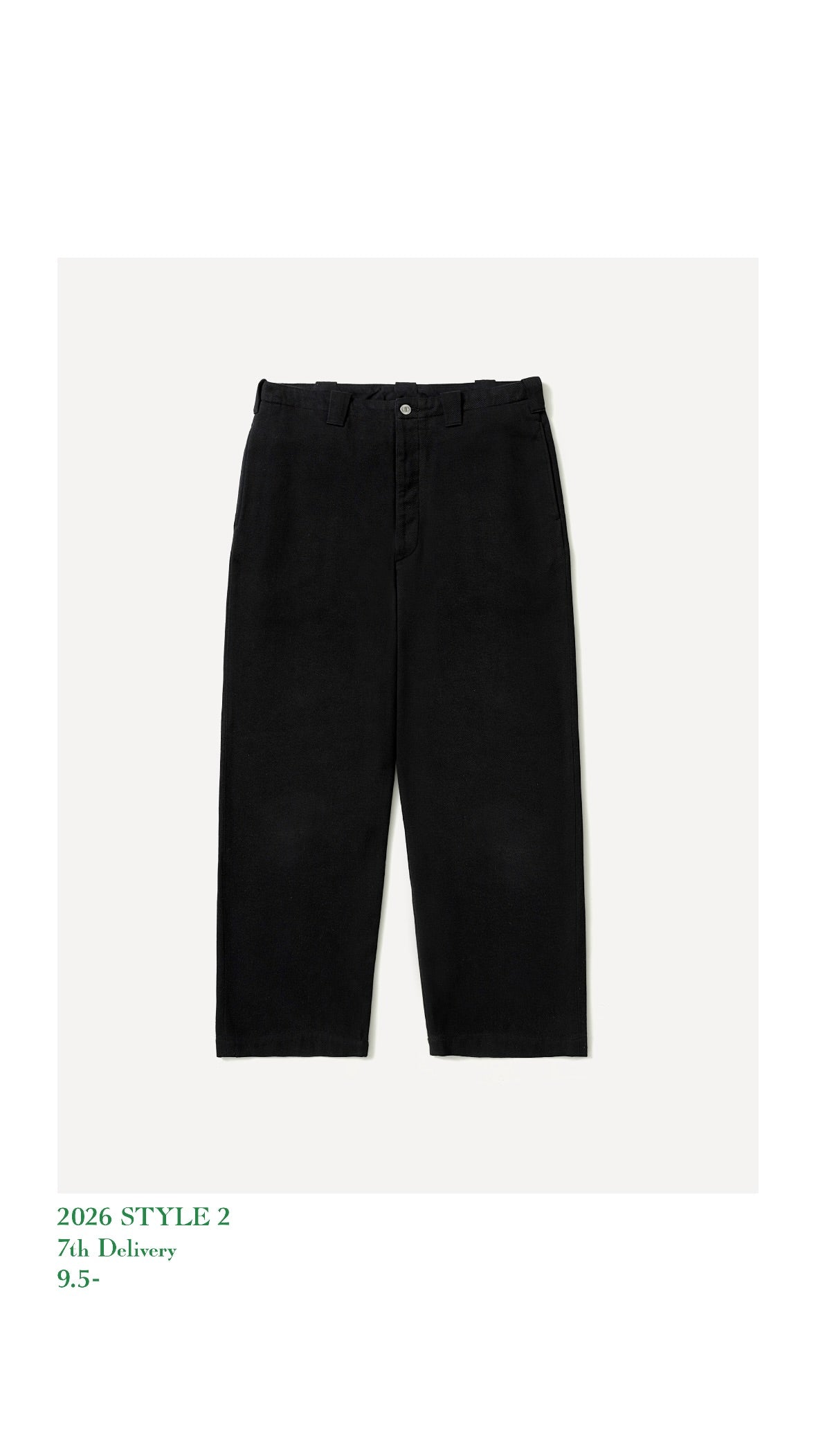A.PRESSE 26AW Silk Nep Trousers
