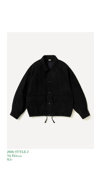 A.PRESSE 26AW Light Weight Cashmere Blouson