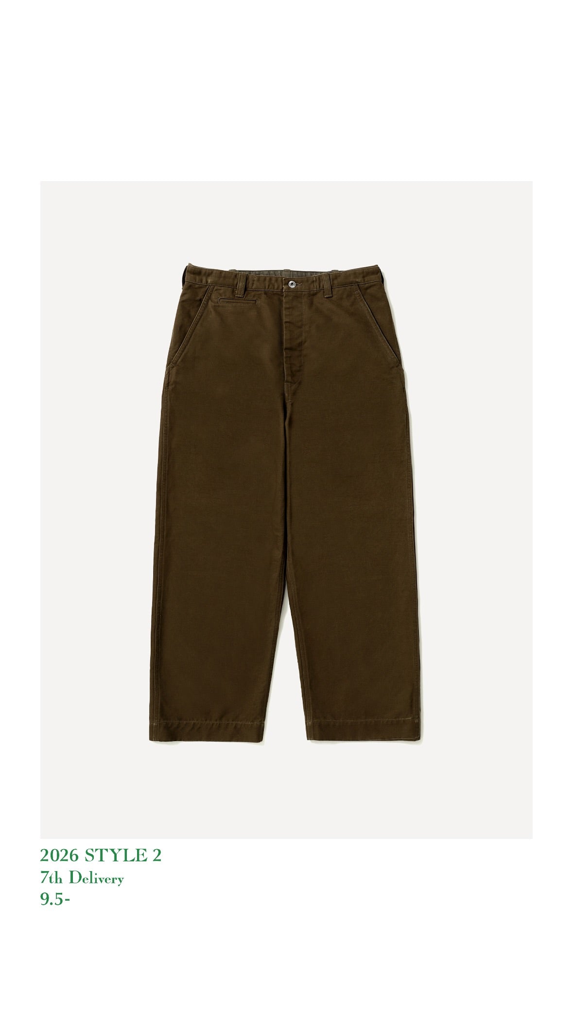 A.PRESSE 26AW Vintage Motorcycle Trousers