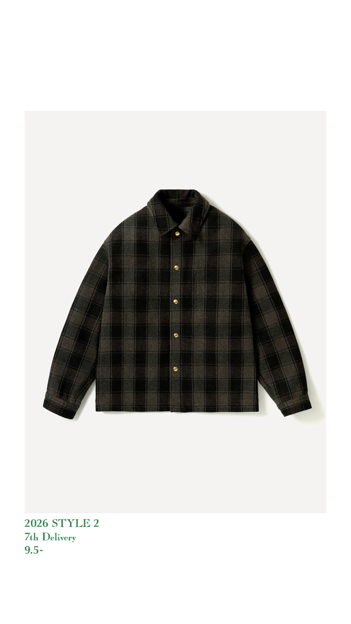 A.PRESSE 26AW Wool Cashmere CPO Shirt