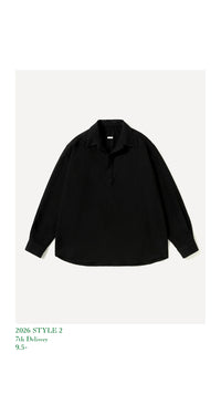 A.PRESSE 26AW Wool Skipper Shirt
