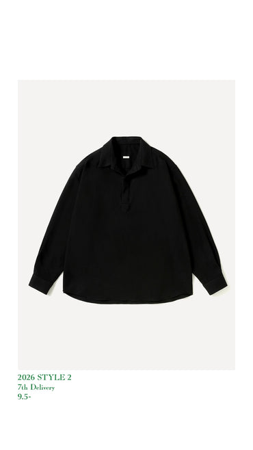 A.PRESSE 26AW Wool Skipper Shirt