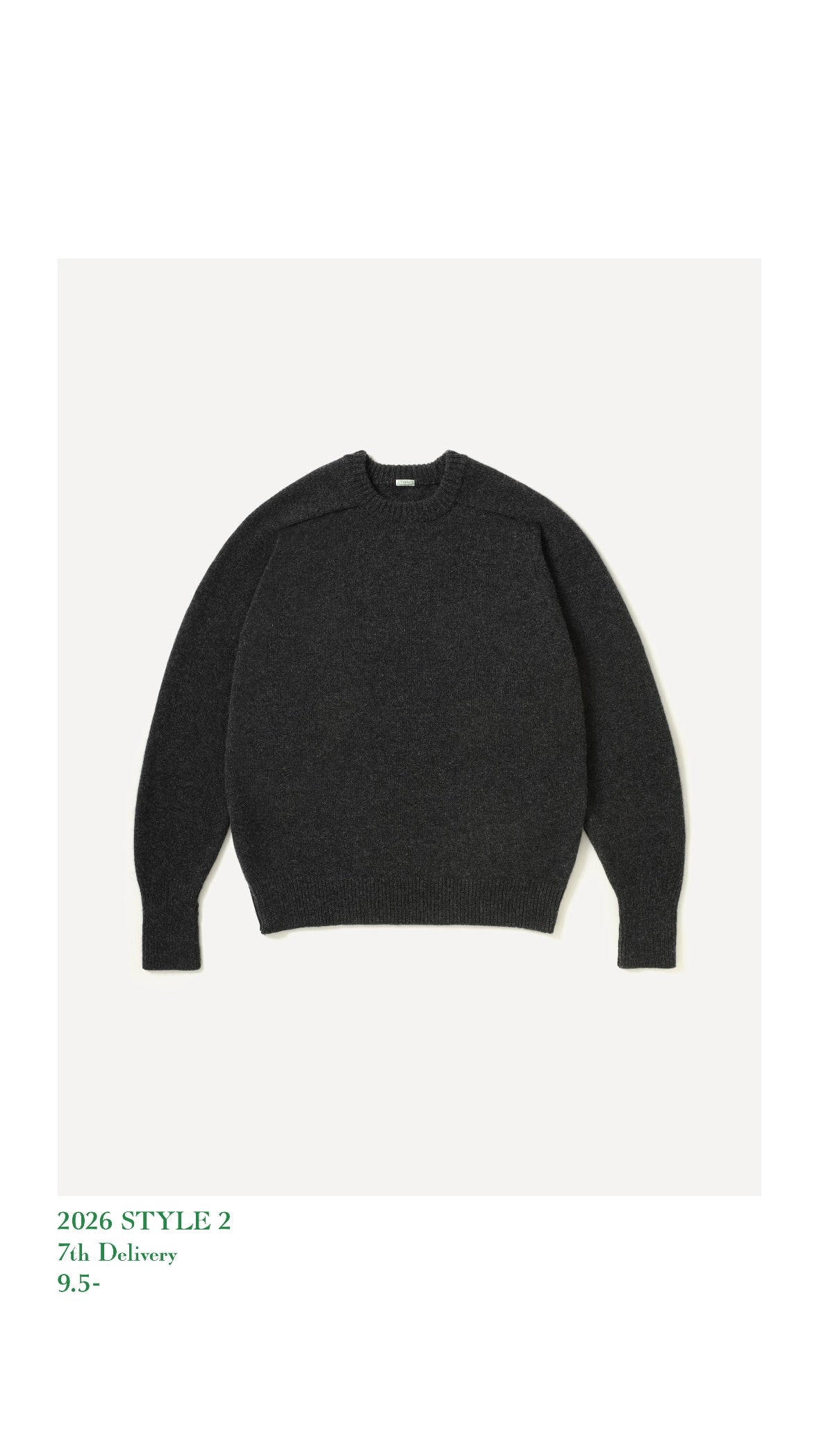 A.PRESSE 26AW Pullover Sweater