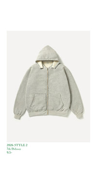 A.PRESSE 26AW Vintage Attached Hood Zip Parka