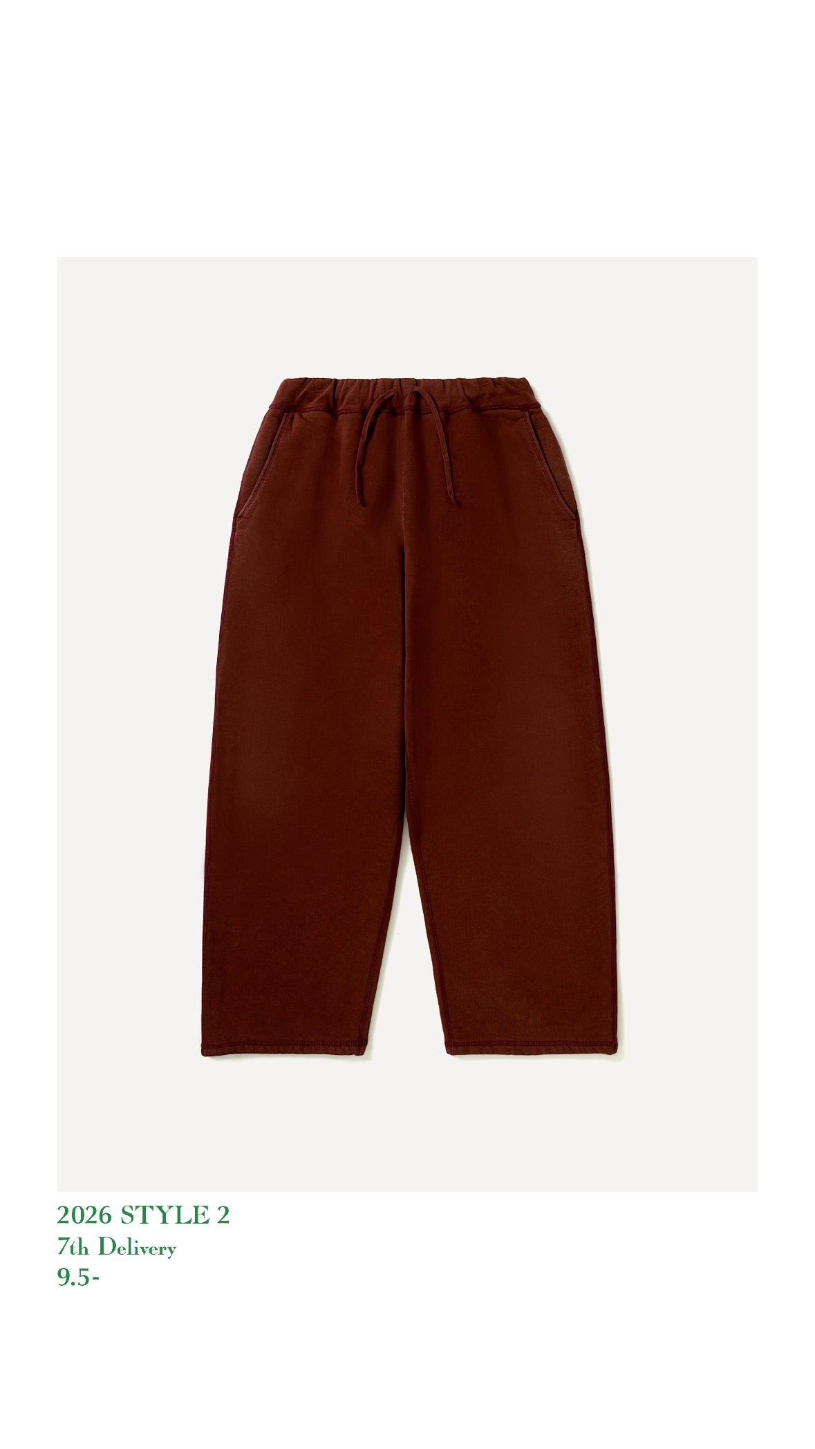 A.PRESSE 26AW Vintage Sweat Pants