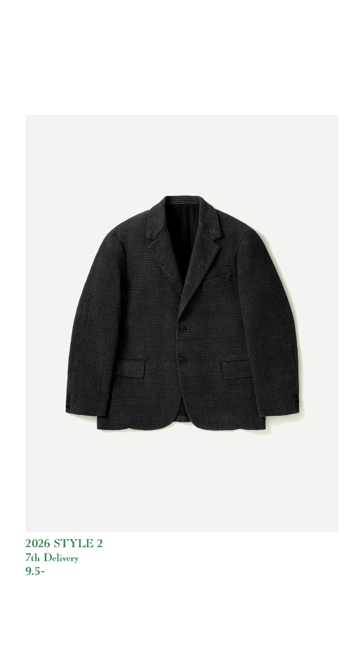 A.PRESSE 26AW Washed Cashmere Silk Jacket