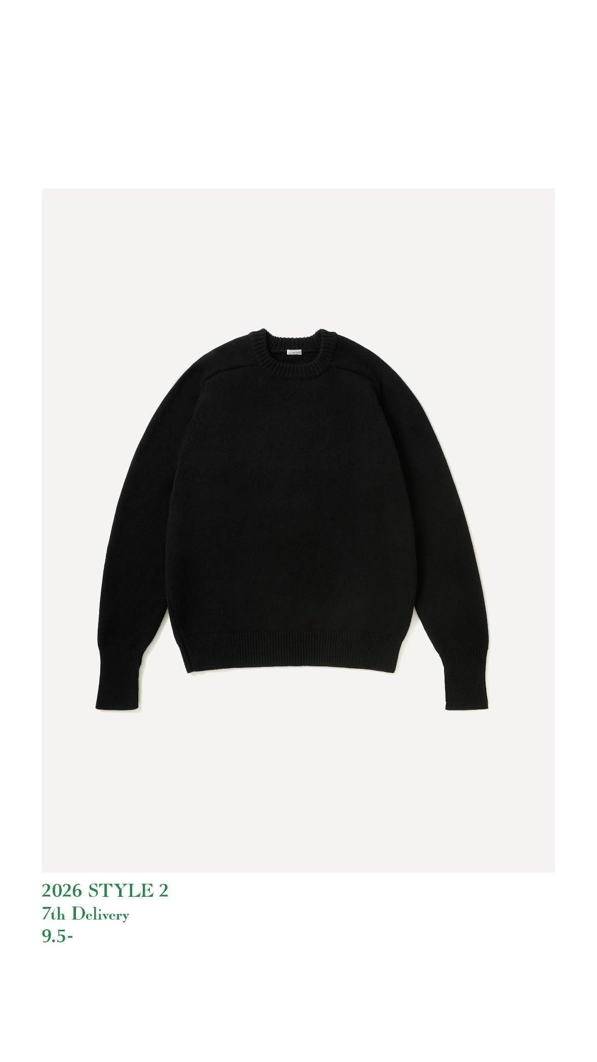 A.PRESSE 26AW Pullover Sweater