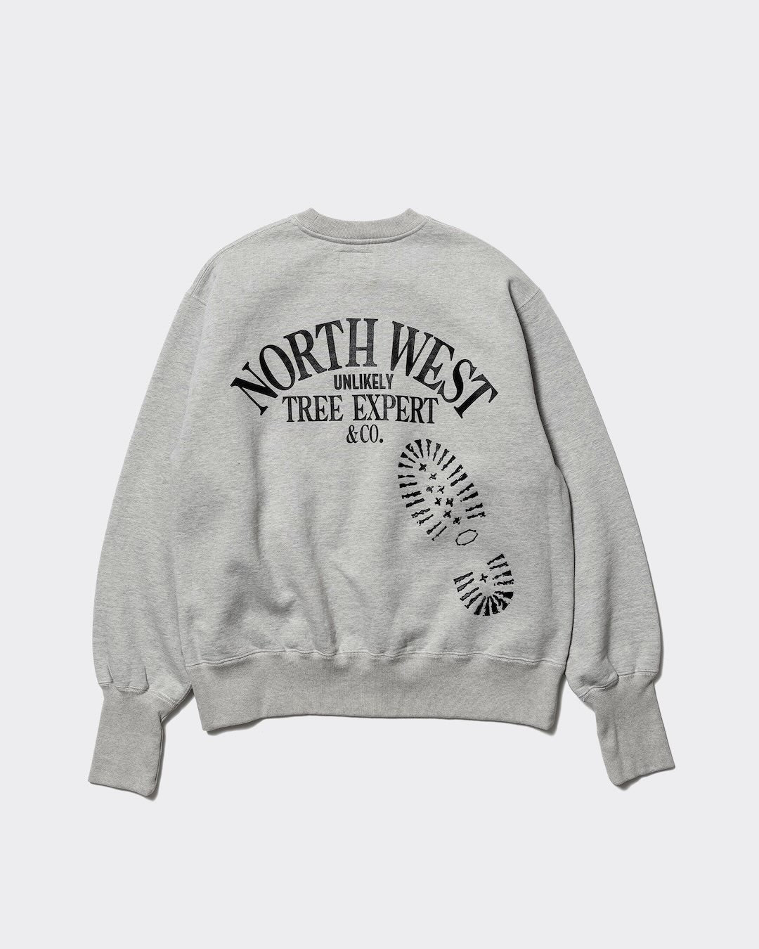 Unlikely 26AW Simple Sweat Crew "TREE EXPERT"
