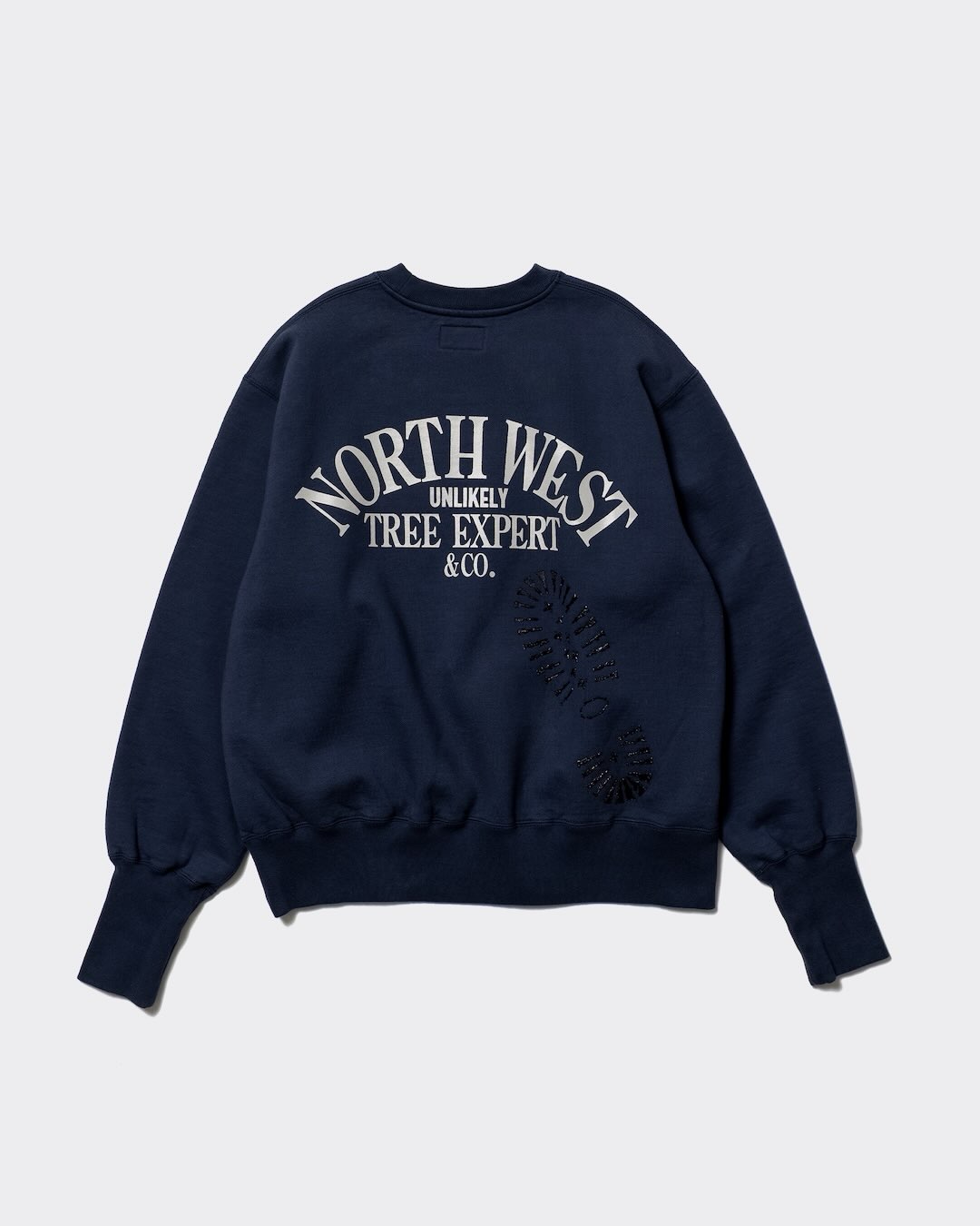 Unlikely 26AW Simple Sweat Crew "TREE EXPERT"