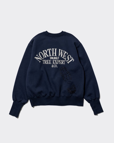 Unlikely 26AW Simple Sweat Crew "TREE EXPERT"