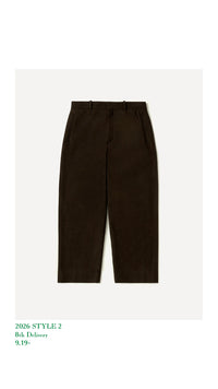 A.PRESSE 26AW Wool Flannel Wide Trousers