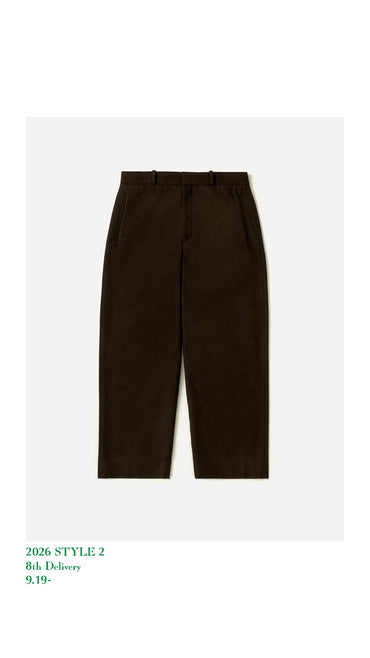 A.PRESSE 26AW Wool Flannel Wide Trousers