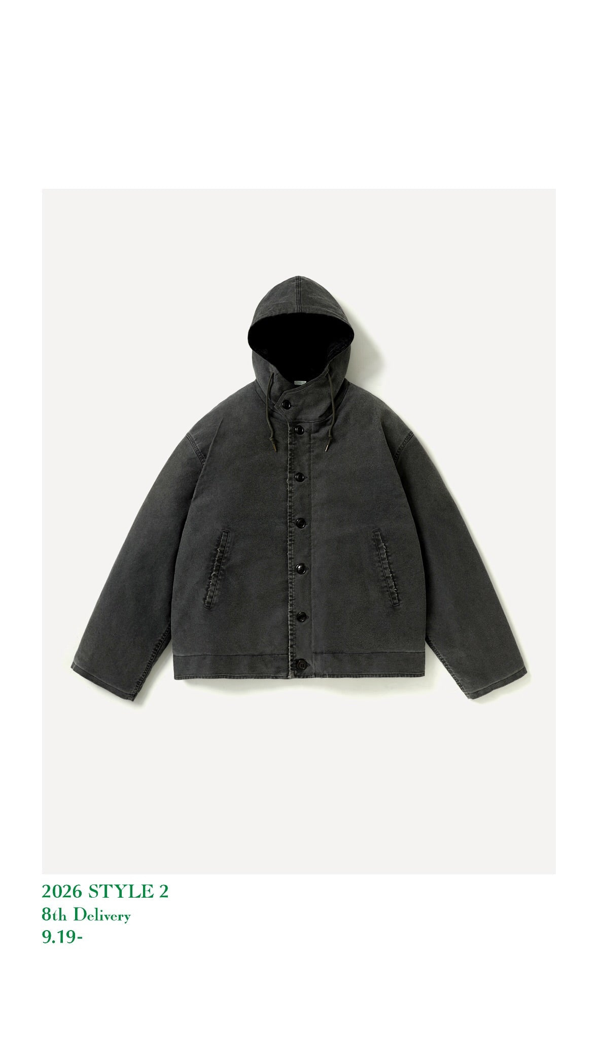 A.PRESSE 26AW Vintage WW2 US NAVY Blue Deck Jacket