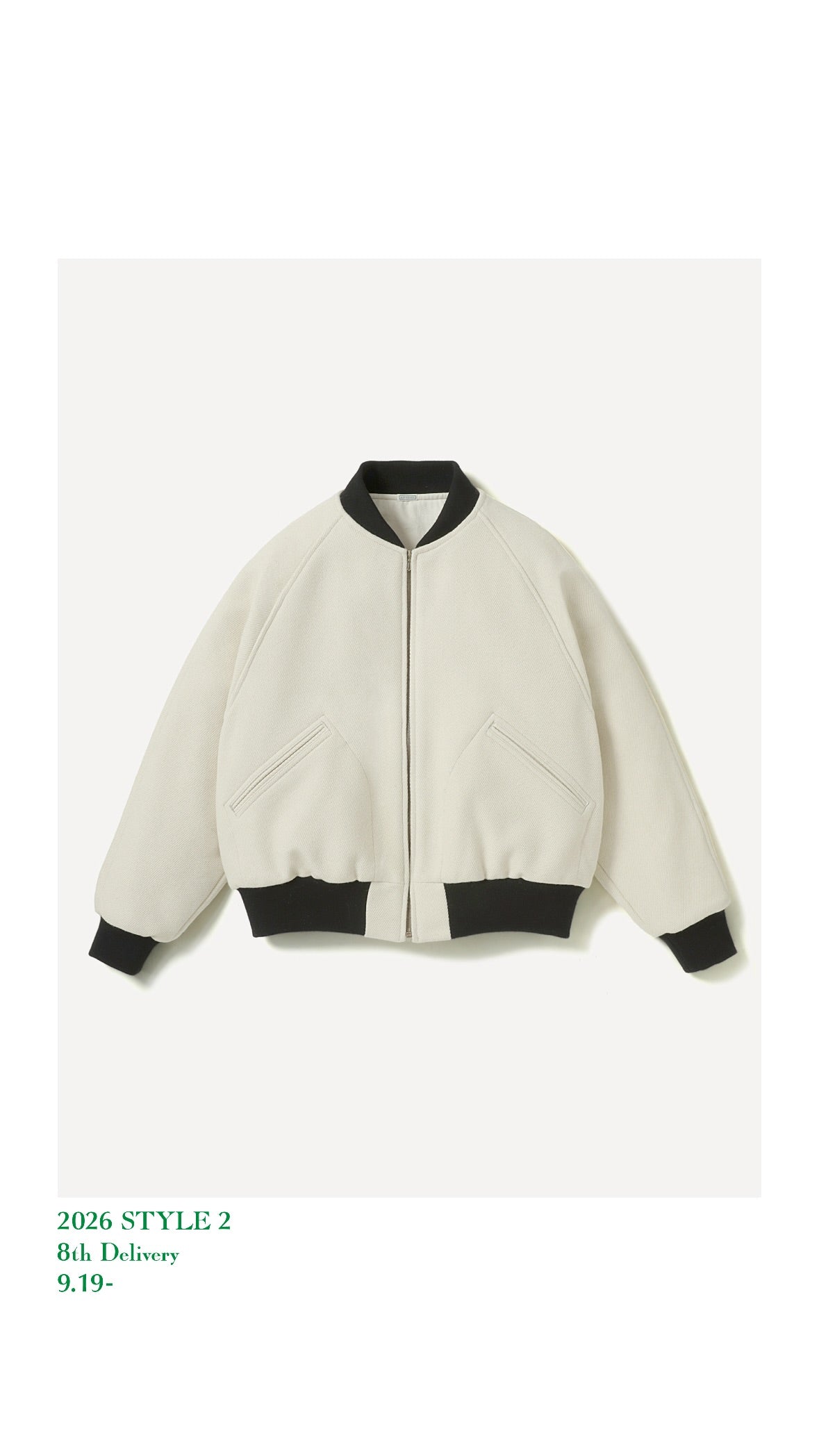 A.PRESSE 26AW Rigid High Twist Cashmere Melton Award Jacket