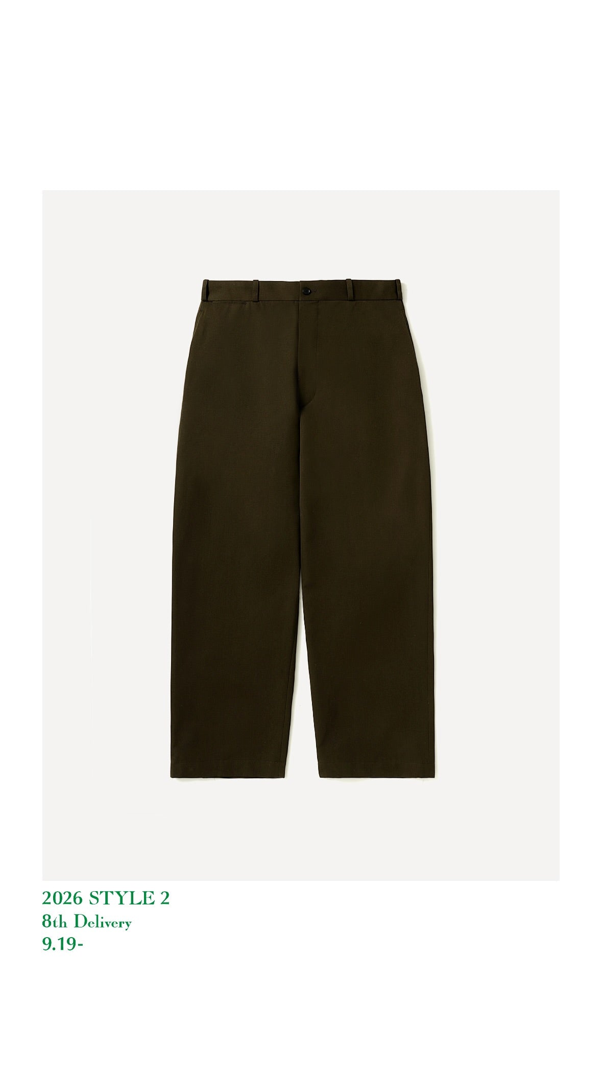 A.PRESSE 26AW Wool Cotton WW2 Work Pants