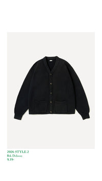 A.PRESSE 26AW Vintage Sweat Cardigan