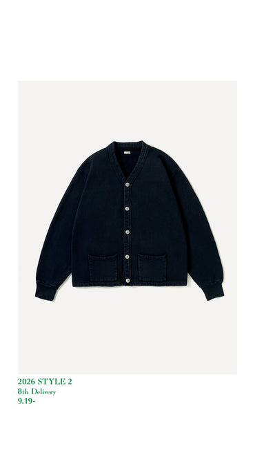 A.PRESSE 26AW Vintage Sweat Cardigan