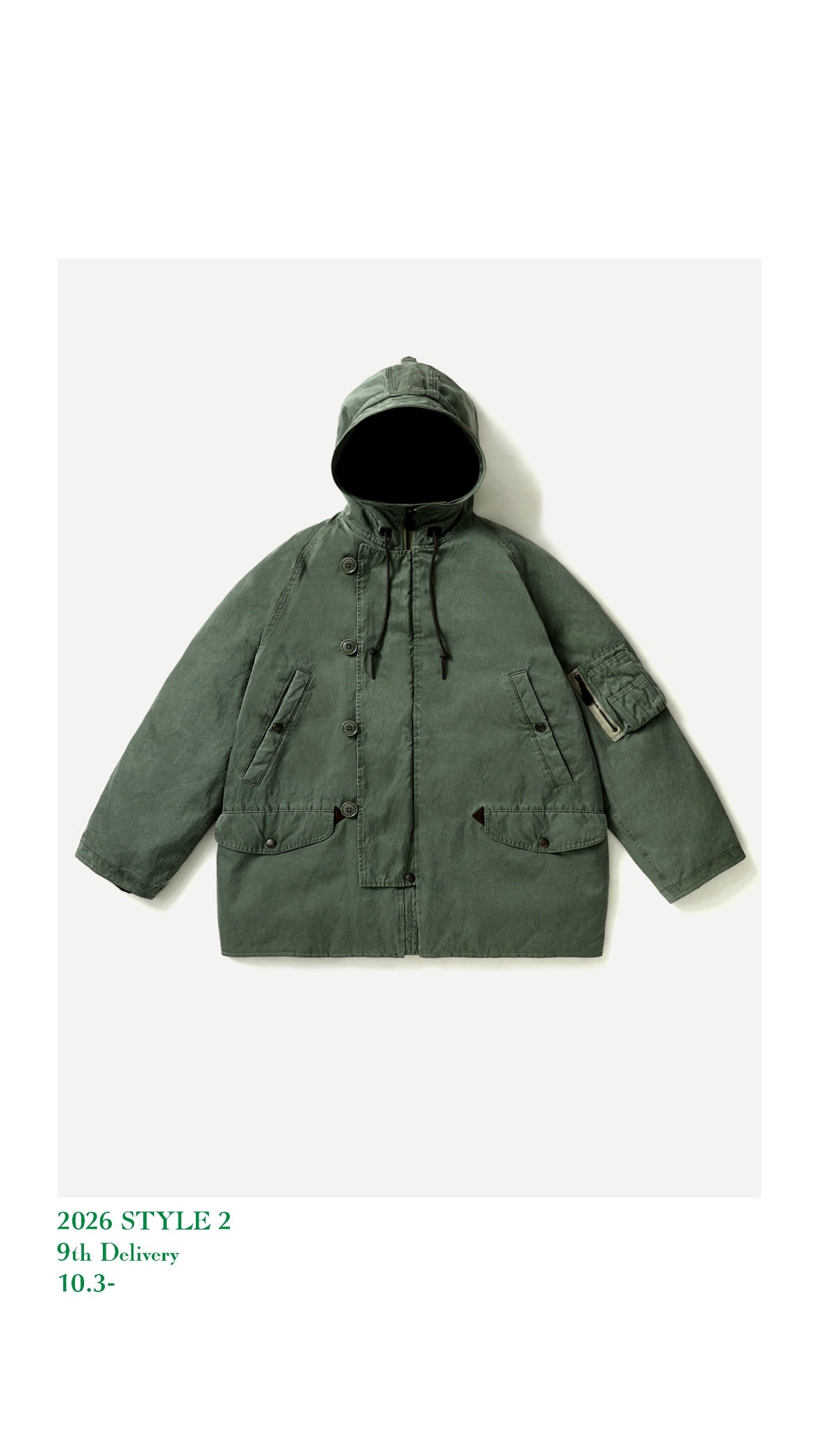 A.PRESSE 26AW Vintage Silk Custom N-3B Flight Jacket