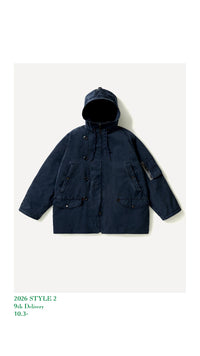A.PRESSE 26AW Vintage Silk Custom N-3B Flight Jacket