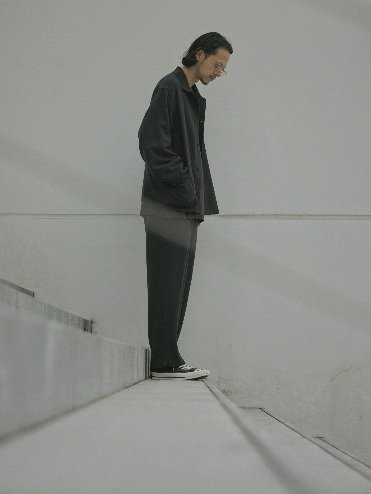 HEUGN for WILD LIFE TAILOR / EX Glenn Wool Flannel Easy Pants