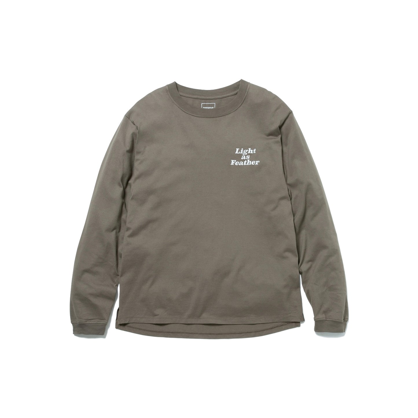 nonnative 24SS DWELLER L/S TEE "LIGHT AS A FEATHER"