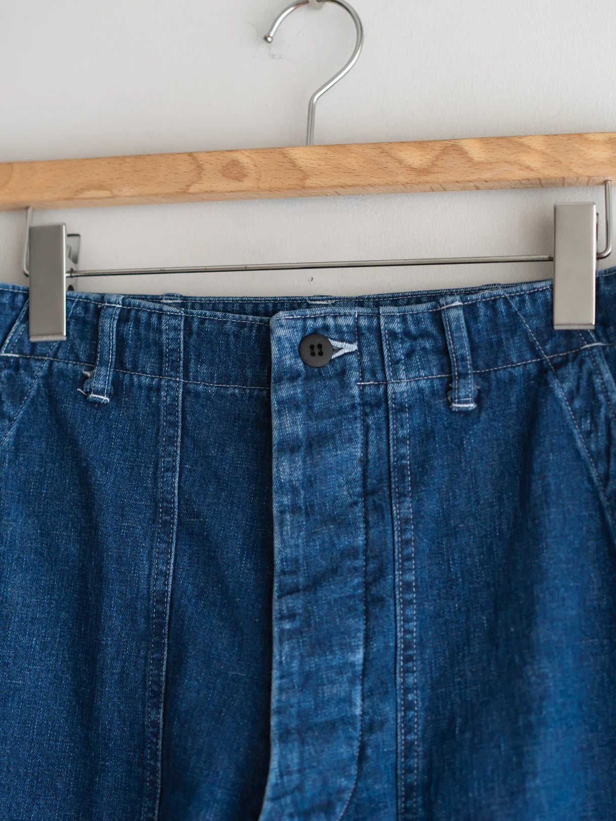 INTERIM 25SS USED SLUB YARN DENIM BAKER PANTS