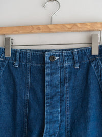 INTERIM 25SS USED SLUB YARN DENIM BAKER PANTS