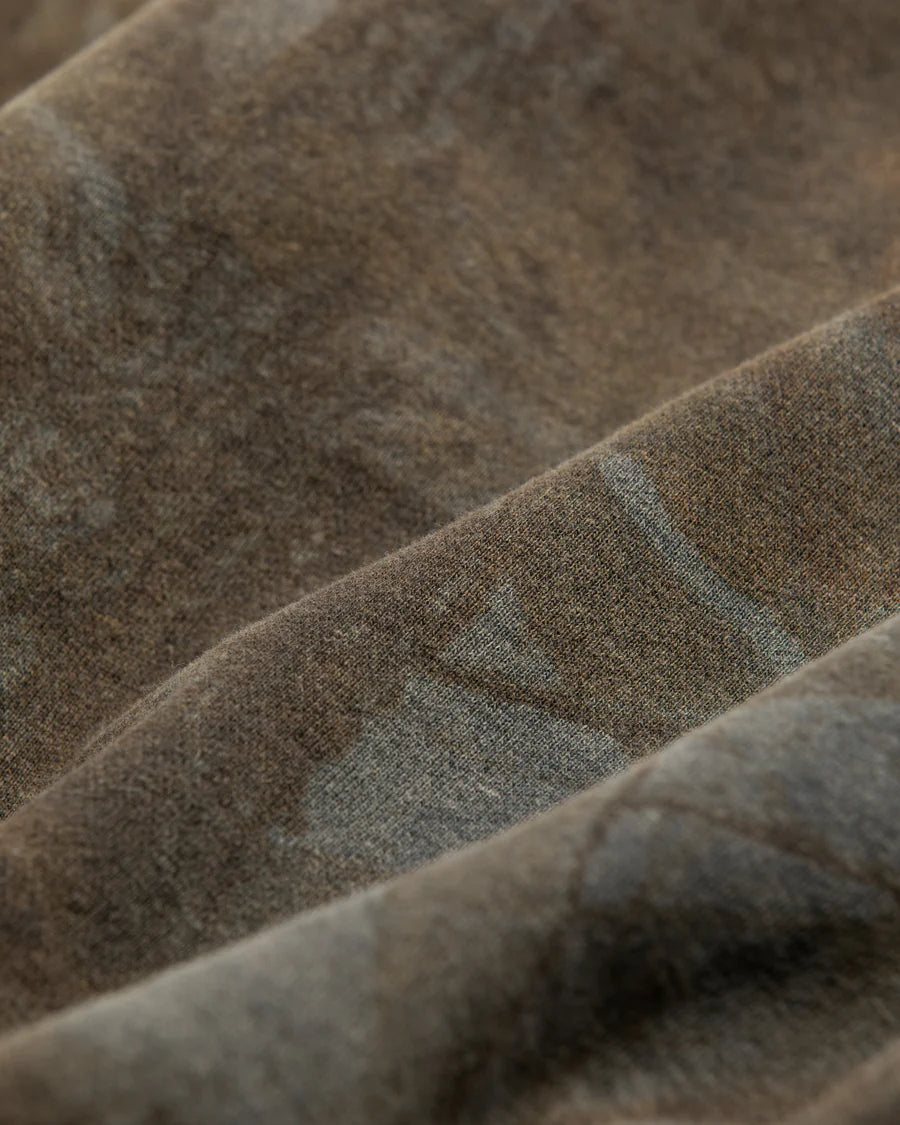 ANACHRONORM / AN375-B SULFUR DYED REALTREE HALF ZIP SWEAT