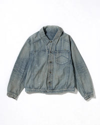 ANACHRONORM / HERRINGBONE DENIM JACKET