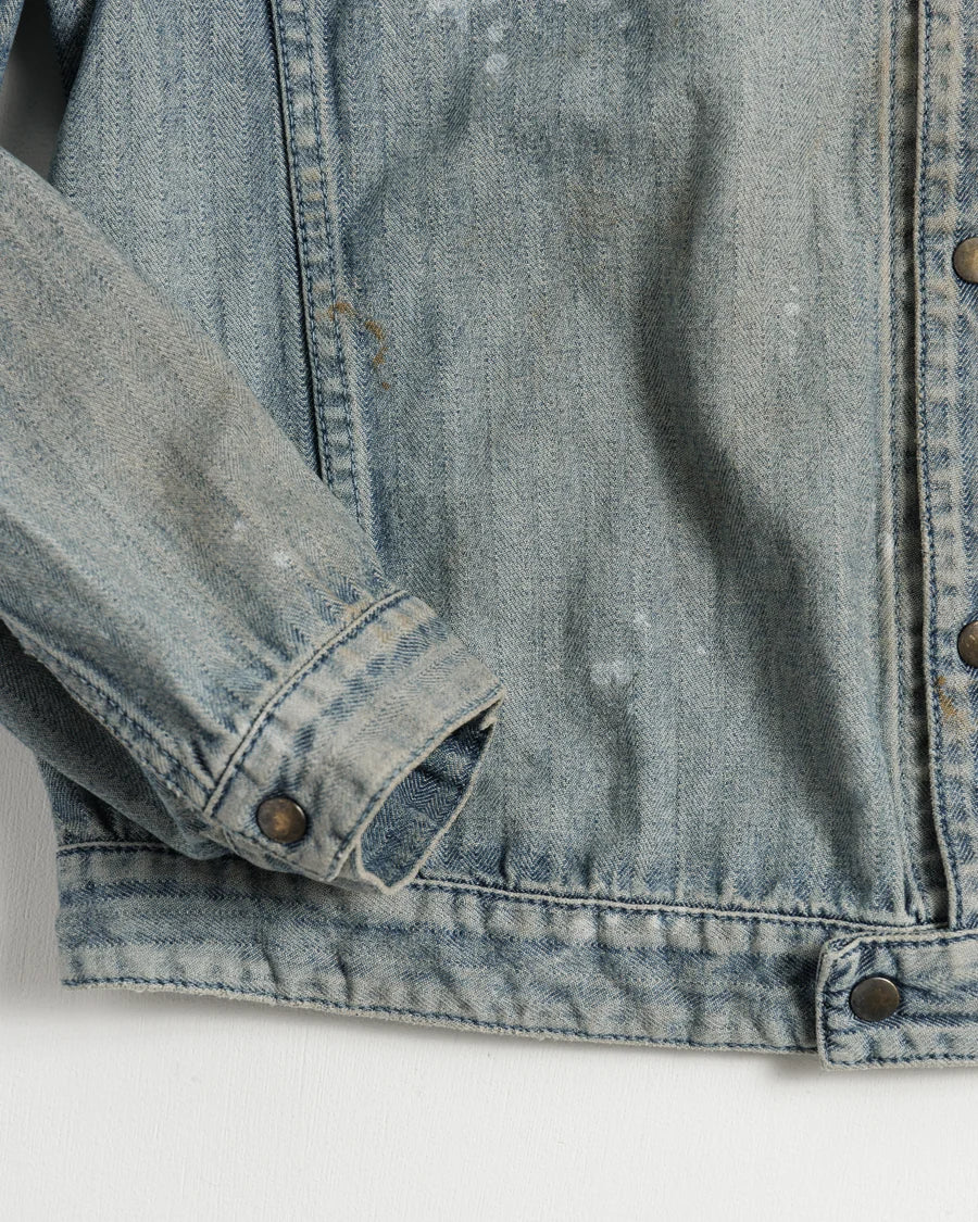 ANACHRONORM / HERRINGBONE DENIM JACKET