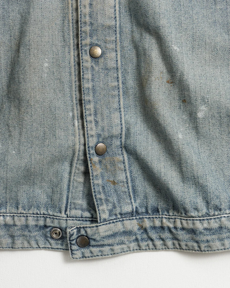 ANACHRONORM / HERRINGBONE DENIM JACKET