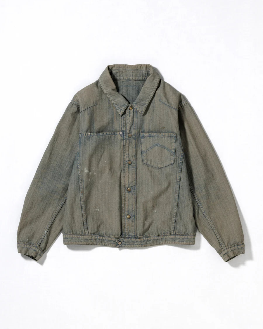 ANACHRONORM / HERRINGBONE DENIM JACKET
