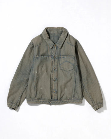 ANACHRONORM / HERRINGBONE DENIM JACKET