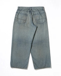 ANACHRONORM / HERRINGBONE DENIM WIDE 5P PANTS