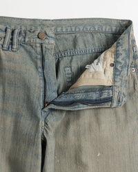 ANACHRONORM / HERRINGBONE DENIM WIDE 5P PANTS