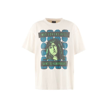 SAINT Mxxxxxx 24AW SS TEE/KISS