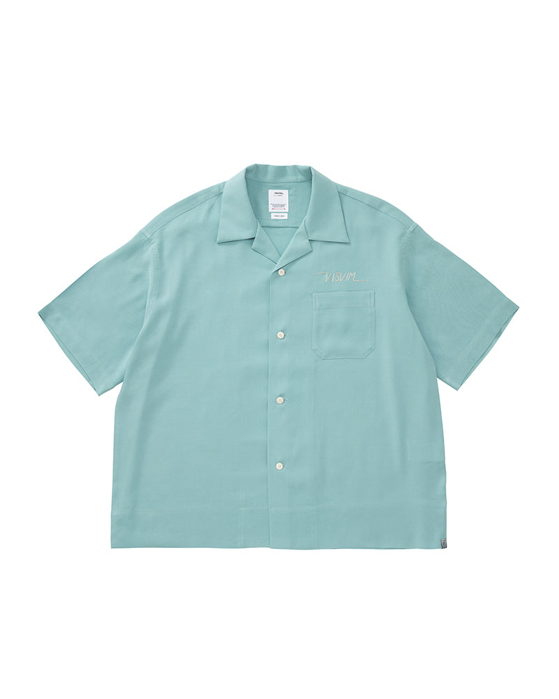 【美品】visvim 開襟シャツCOPA SHIRT S/S LT.GREEN visvim/COPA SHIRT S/S (GREEN)