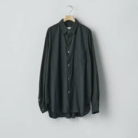 ssstein 25AW Cotton/Silk Oversized Regular Collar Shirt