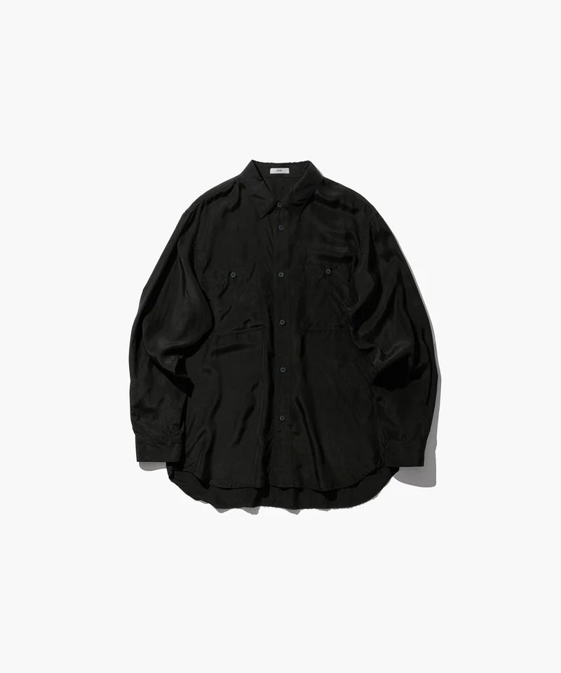 ATON 26AW FIBRIL SILK TAFTA | WORK SHIRT