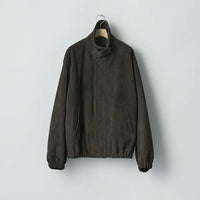 ssstein 25AW Cow Suede Zip Short Jacket