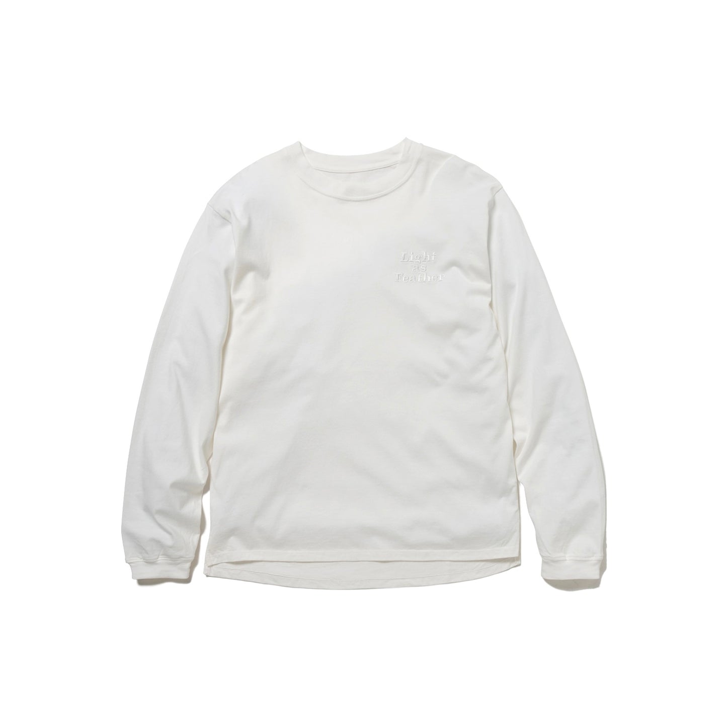 nonnative 24SS DWELLER L/S TEE "LIGHT AS A FEATHER"