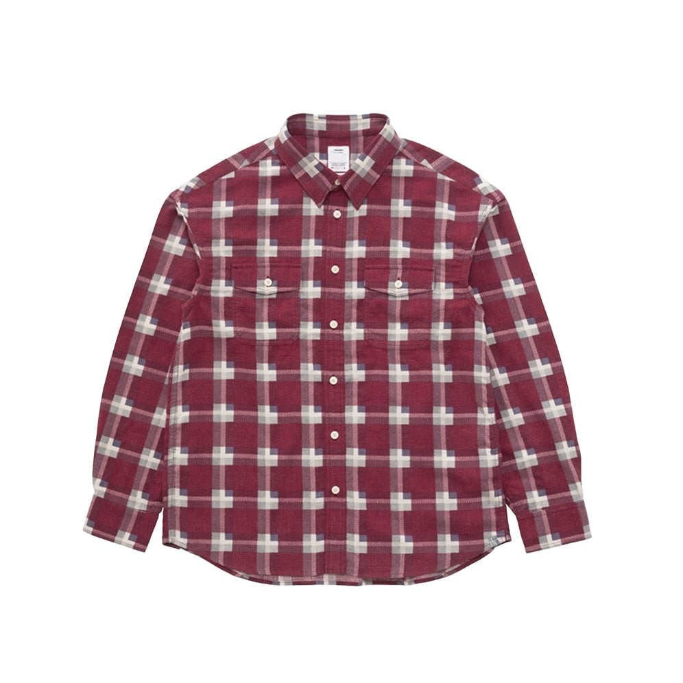 visvim 24SS PIONEER KHADI CHECK L/S