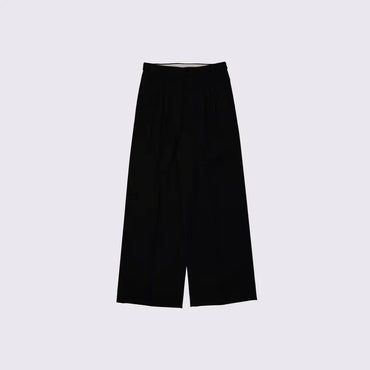 YOKE 26SS 3pleated Wide Leg Trousers