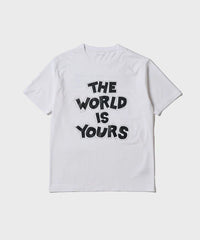 CANTATE 26AW WORLD IS YOURS Tee (Cartoon Letter)