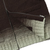 AURALEE 26AW WOOL LOW-GAUGE KNIT ZIP COWICHAN