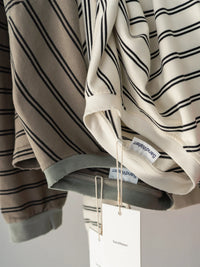SandWaterr 25AW RESEARCHED TEE LS / COTTON BORDER JERSEY
